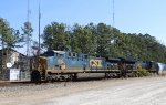 CSX 596 & 3365 lead train L619-22 southbound